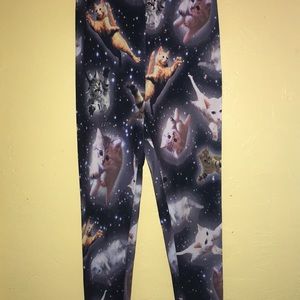 SPACE CAT LEGGINGS!!!